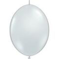 Pioneer 6 in. Quick Link Latex Balloon - Diamond Clear 63589